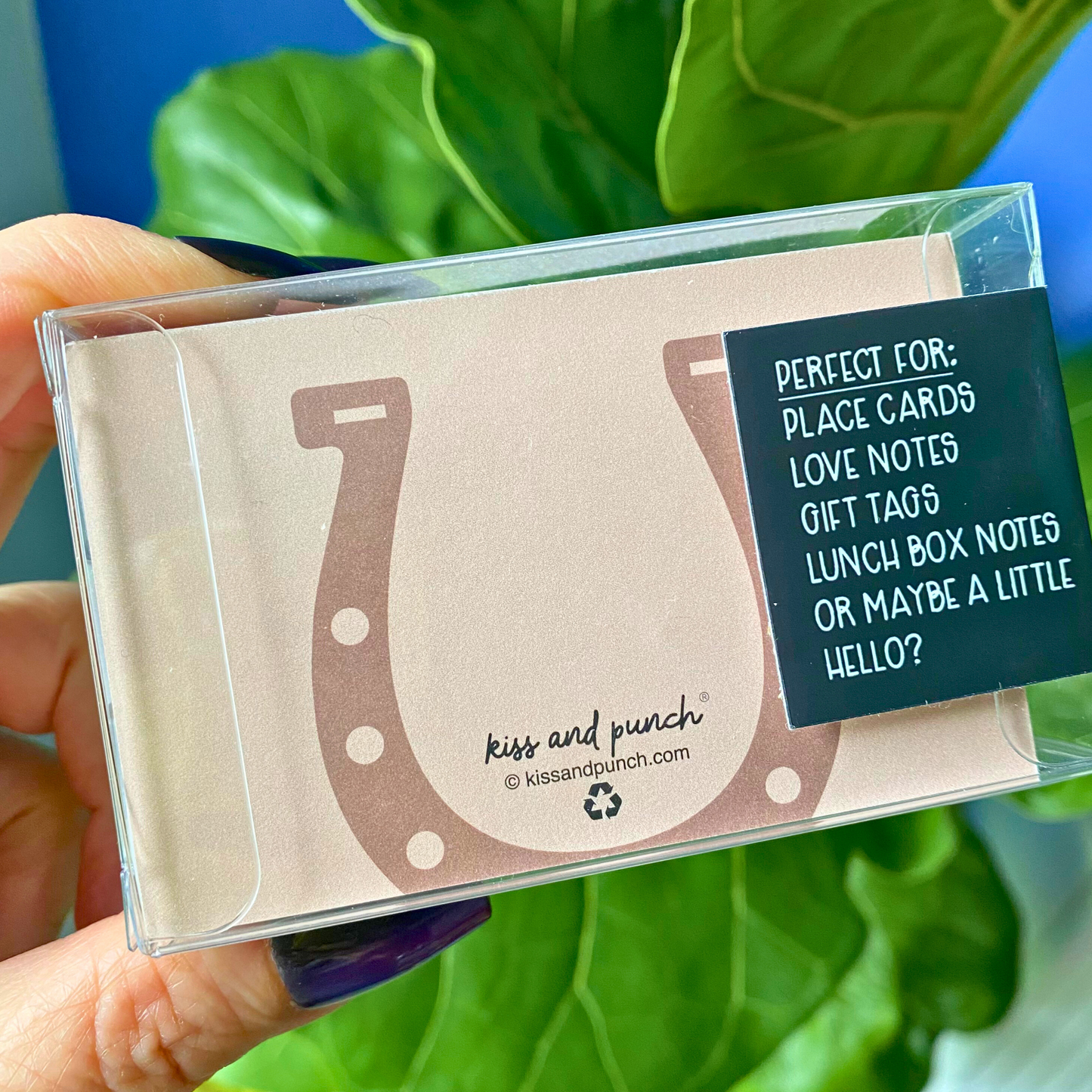 Mini Notecard Set of 60 - Cowgirl Boot Flat Cards - Lunch Notes - Mini Cards - Enclosure cards