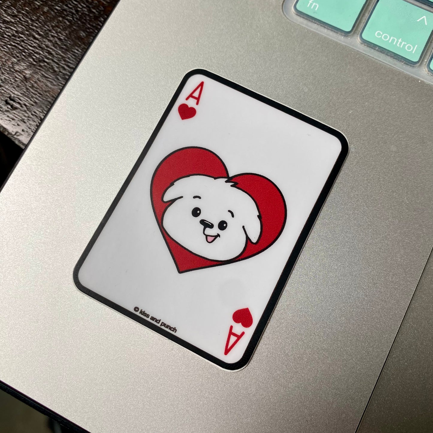 2026 Ace Puppy | San Francisco Stationery Fest (SFSF) Exclusive Sticker Diecut Deco Vinyl Sticker | kiss and punch