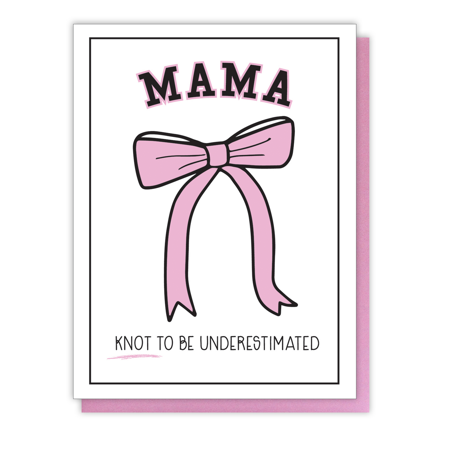 NEW! Cute Coquette Mother's Day Letterpress Card | kiss and punch