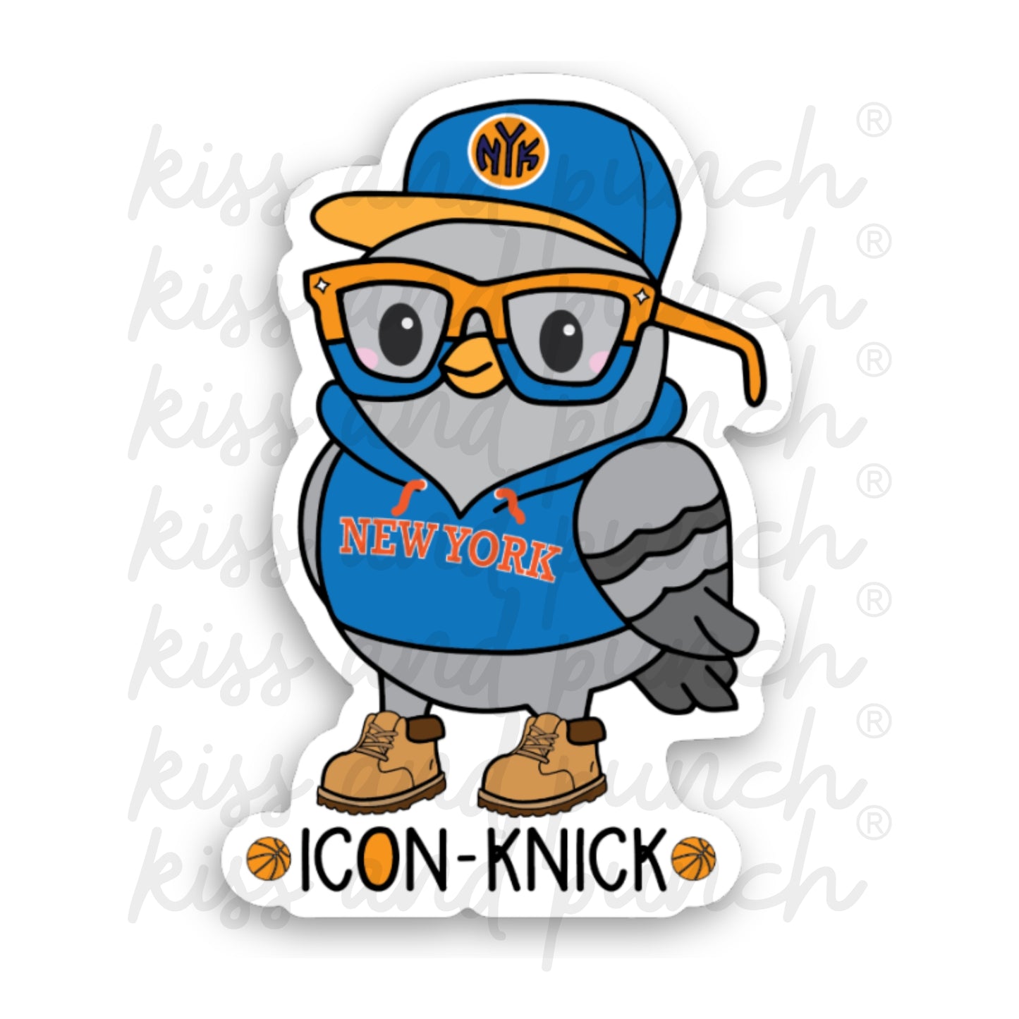 NEW! Funny Spikey Lee Pigeon Vinyl Thin Magnet - Iconic New York Pun- Cute 4 Inch