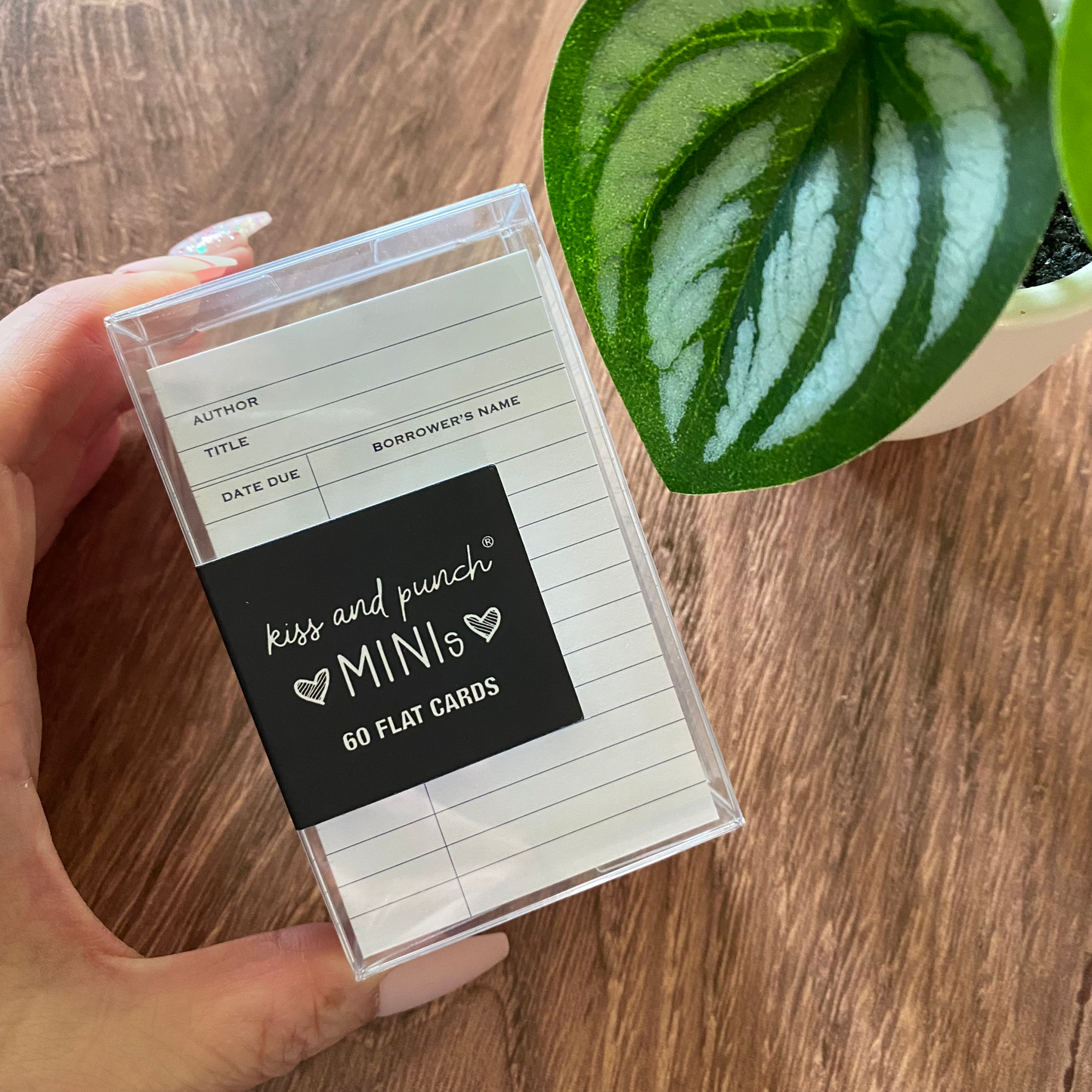 60 White Library Minis™ - Flat Notecard Set - Junk Journal Fun - Love or Lunch Notes - Pocket Reminders - Enclosure Cards